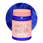 Lime Crime Unicorn Hair Dye Full Coverage, Mystic (Electric Blue) - Vegan and Cruelty Free Semi-Permanent Hair Color Conditions & Moisturizes - Temporary Blue Hair Dye With Sugary Citrus Vanilla Scent