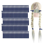 MEEDEE Pack Navy Blue Women's Hair Accessories: Soft Elastic Ribbon Ties, No Crease, No Damage Pony Tails, Ouchless Yoga Bracelets