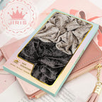 2Pcs Big Velevt Hair Scrunchies for Women, Fashion No Crease Hair Ties for Thin Thick Hair,Soft Hair Bands No Damage for Girls, Ideal Gifts for Women (Set 14)