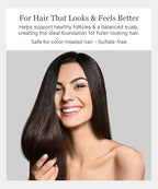 Invigorating Shampoo - Hair Growth Shampoo for Women & Men with Human Stem Cell Extract – Cleanses, Strengthens & Moisturizes to Support a Healthier Scalp & Fuller-Looking Hair - 8 oz