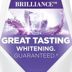 Crest Mouthwash/Mouth Rinse, 3D White Brilliance Whitening, Alcohol Free, Clean Mint, 2x1L (33.8 fl oz)