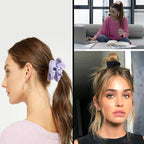 Hair Ties Scrunchies for Women's, for Girls Big Scrunchies Both for Thick Hair or Thin Hair Curl Hair No Crease Ponytail Holder No Hurt Your Hair