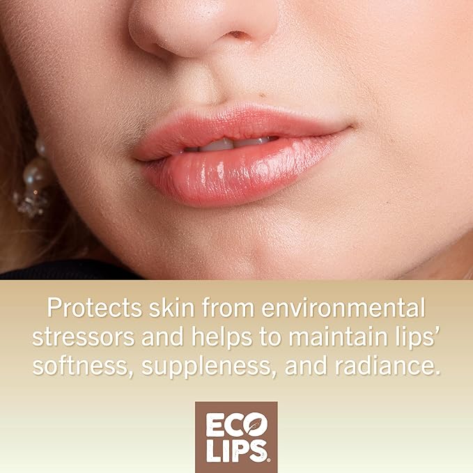 Eco Lips Conditioning Lip Soother Lip Balm – Natural & Moisturizing Lip Care with Shea & Murumuru Butter, Clean Beauty, Daily Hydration & Protection for Chapped Lips, Variety 3-pack 0.15 oz.