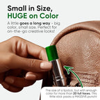 Blue Squid PRO Forest Green Face Paint Stick - Waterproof Body Paint for Adults & Kids Eye Black Baseball, Eyeblack Softball - Hypoallergenic Twist-Up Non-Toxic Makeup Stick for Cosplay, Sports, SFX