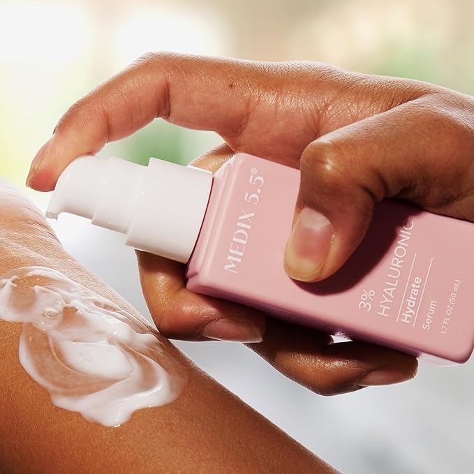 MEDIX 3% Concentrated Hyaluronic Acid Hydrating Gel Body Booster Dry Skin Moisturizer, Anti Aging Skin Care Booster For Restoring Skin Barrier, Wrinkles, Age Spots, & Fine Lines, 1.7 Fl Oz