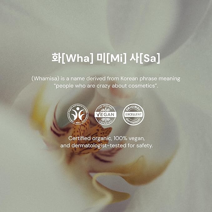 Whamisa Organic Flowers Foam Cleansing Cream, Foaming Face Wash, Postbiotic-Rich Formula for Gentle Wash, Rich Bubble Pore Care, Fermented Complex, 3 Day Aging, Hydrating, Korean Skin Care (150ml)