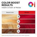 Semi Permanent Hair Color - 6 oz Color Depositing Conditioner with Shea Butter & Almond Oil- Color Conditioner Depositing Hair Mask - Vegan, Paraben, Ammonia & Sulfate Free -Red