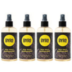 Byrd Sea Salt Surfspray, Salty Coconut Scent, Texturizing and Volumizing Sea Salt Spray for Men for Hydrated, Shiny Surfer Hair, Safe for All Hair Types, 8 Fl Oz, Pack of 4