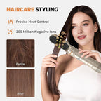 6 in 1 Blow Dryer Brush, Upgrade Hair Dryer Brush Set Negative Ion Air Styler Curling Wrap Air Curler, Hot Air Brush Curling Iron Hair Styling Tools As A Gift for Straight/Curl/Dry/Smooth