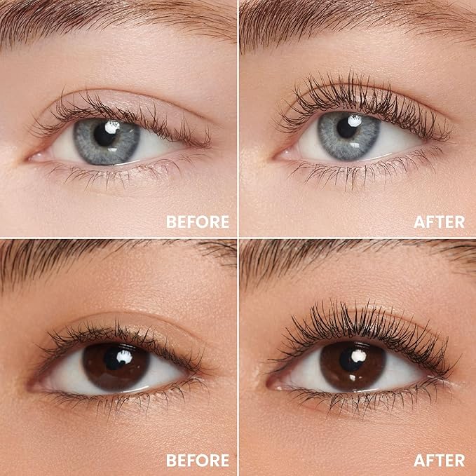 Wonderskin Infinite Rizz Mascara - Black Mascara for Volume and Length, Long-Wear, Smudge-Proof & Water-Resistant Volumizing Lash Makeup (Black)