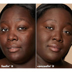 e.l.f. Hydrating Camo Concealer, Covers Blemishes & Under-Eye Circles, Full-Coverage & Delivers A Satin Finish, Vegan & Cruelty-Free, Rich Ebony