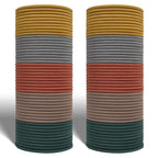 100Pcs Multi-Color Hair Ties For Thick And Curly Hair, Elastic Hair Ties For Women, Men And Girls, No Damage Ponytail Holder Hair Bands(Set5)