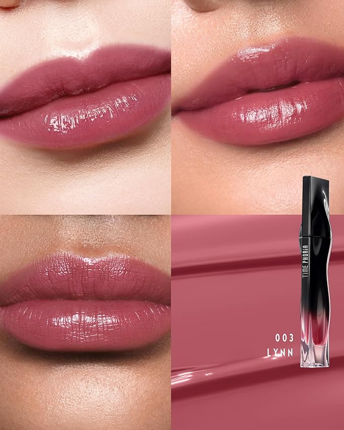 STELLAR DUST LIP STAIN- Waterproof and Transferproof Lip Tint For Women, Glossy Finish Lip Gloss, Lightweight High Coverage, Long Lasting, Stocking Stuffers For Teen Girls (003 Lynn)