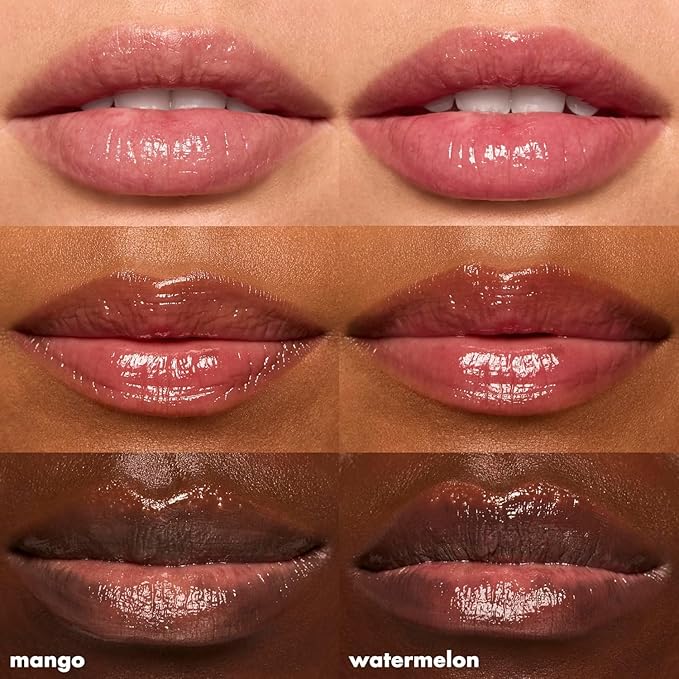 e.l.f. Squeeze Me More Lip Balm Duo, Moisturizing Balm For A Sheer Tint Of Color, Made With Hyaluronic Acid, Vegan & Cruelty-Free, Mango & Watermelon (Pack of 2)