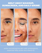 Then I Met You Living Cleansing Balm, Melts Makeup & Sunscreen, Non-Stripping Zero Residue Oil Cleanser with Seaberry, Olive, Grape Seed Oils, Vit E & Persimmon, First-Step Clean Vegan Korean Skincare