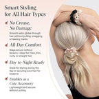 Kitsch Satin Scrunchies for Women - Softer Than Silk Scrunchies | Hair Ties No Damage for Frizz-Free Sleep | Stocking Stuffers for Teen Girls | Ideal Gifts for Women, Assorted, 5pcs