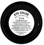 Chartreuse Bright Neon Yellow Green Shimmer Pressed Powder Single Vegan Eyeshadow; Talc, Paraben & Cruelty Free