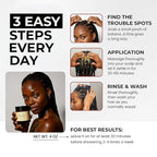 Unrefined Batana Oil for Hair Growth - 100% Raw Unrefined Batana Oil from Honduras - Dr. Sebi Approved Pure Hair Treatment for Thicker Hair - 4oz