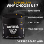 KUSCHELBAR Matte Hair Pomade for Men | Medium Hold | Matte Finish | Hair Wax with Kaolin Clay & Beeswax | Natural Look | Botanical Extracts | Nourishing, Non-Greasy Styling | 3,38 fl.oz.