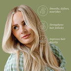 Salée Hair Styling Cream For Women & Kids | Anti-Frizz Leave-In Smoothing Cream for All Hair Types | Flexible Hold & Shine | Defines Curls, Tames Flyaways | 6 oz.