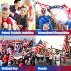 MEICOLY Red White and Blue Face Body Glitter Stick,Hair Glitter Stick for Women,Sparkle Patriotic Pride Chunky Glitter Makeup for Memorial Day,4th of July Accessories Outfits for Women