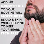 Beard Club Premium Beard Growth Kit - Growth Oil, Vitamins, Vitamin Spray & Boar Bristle Brush - Gift Set