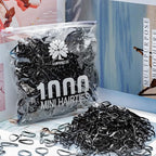 1000PCS Hair Rubber Bands(black)