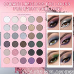 UCANBE 86 Colors Makeup Palette with 15PCS Brushes Set, Matte Glitter Eyeshadow, Highlighter, Blush & Contour All in One – Vibrant, Neutral & Smoky Shades – Valentine’s & Birthday Holiday Gift Set