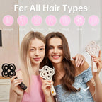 Simetra Detangler Hair Brush for Woman and Men, Original Detangling Brush for Curly Hair/Fine &Thick/Wet & Dry Hair, Holiday Present Hairbrush - Natural Crystal Inlay & 14K Gold Plating