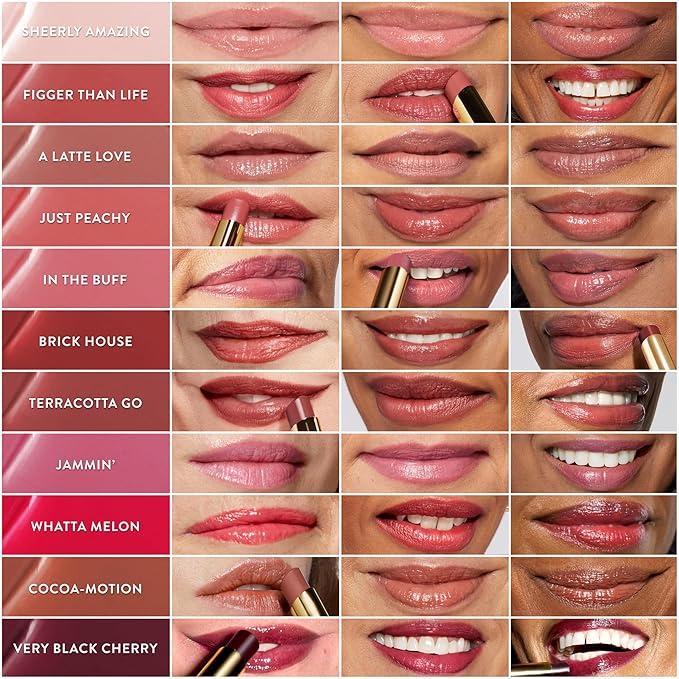 LAURA GELLER NEW YORK Jelly Balm Moisturizing Tinted Lip Balm - A Latte Love - Hydrating Vitamin E - Semi-Shine Finish