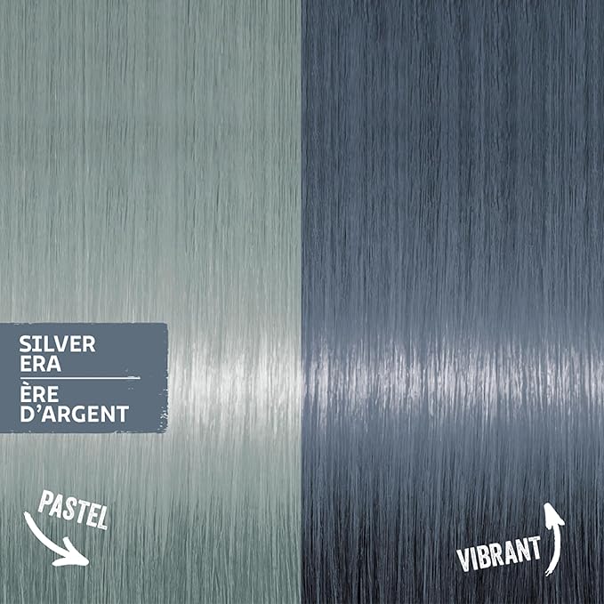 Got2b Color Remix, Customizable Semi-Permanent Hair Color, 100 Silver Era