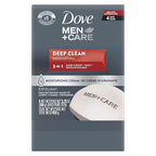 Dove Men+Care Men's Bar Soap Deep Clean 4 Bar More Moisturizing Than Bar Soap Effectively Washes Away Bacteria, Nourishes Your Skin 3.75 oz