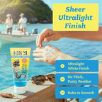 Hawaii Reef Compliant, Non-Nano Mineral Sunscreen 3oz Travel Size, (2) Pack 6oz Total, UVA/UVB Protection, Octinoxate-Oxybenzone Free, No Fragrance, PABA-Paraben free, Made in USA