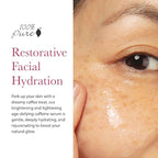 100% PURE Coffee Bean Face Serum EGCG, Licorice Root & Hyaluronic Acid Drops - Tighten, Brighten & Protect Daily Liquid Caffeine For Faded Skin - Ultimate Glow Skincare for Women & Men - 1 fl oz