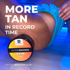 BYROKKO Shine Brown Tan Accelerator Cream 7.1 Fl Oz, Outdoor Sun or Indoor Tanning Oil or Tanning Bed Lotion, Fast Bronzer with Premium Natural Ingredients for Deep, Long-Lasting Glow
