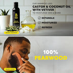 The Beard Club Supreme Beard Growth Kit - Derma Roller, Growth Oil, Vitamins, Vitamin Spray, Biotin Balm, Thickening Conditioner, Shampoo, Comb & Cleansing Spray - Gift Set