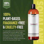 100% Pure Squalane Oil from Olives – Lightweight, Non-Greasy Moisturizer for Skin & Hair | Deep Hydration, Fast-Absorbing & Non-Comedogenic | Natural Skin Care & Hair Oil | Spain | 16 Fl Oz