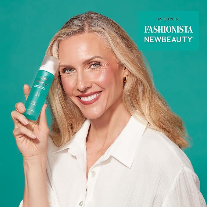 Thrive Causemetics Instant Makeup Fix Set & Refresh Spray, Makeup Setting Spray with Hyaluronic Acid, Lightweight, Hydrating & Long Lasting Face Spray, 16 Hour Wear, Vegan & Cruelty Free, 3.4 fl oz