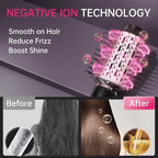 SKIMI 110,000 RPM Brushless Motor Hair Dryer Brush - 5 Muti-Styler for Fast Drying, Curling, Volumizing & Straightening | High-Speed Hot Air Brush for All Hair Types (Black & Pink)