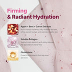 Dewtox Collagen Face Mask, Glow Skin with Overnight Hydrogel Jewel Mask, Firming & Elasticity for All Skin Types, Korean Skincare (35g x 4ea)