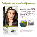 Naturtint 3WN Radiant Nature Dark Brown Permanent Hair Color (Pack of 1), Ammonia Free, Vegan, Cruelty Free, up to 100% Gray Coverage, Long Lasting Results (Packaging may vary)