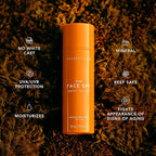 Caldera + Lab The Face SPF, No White Cast Mineral Sun Screen with SPF 30