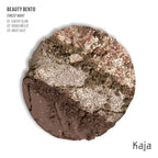 Kaja 3 Colors Eyeshadow - Beauty Bento 19 Forest Night | Mosaic Chrome, Shimmer, Matte finish, Cruelty free, K-Beauty Mini Palettes, Easy Finger Blendable, Glitter, High Pigmentation, 0.03 Oz