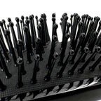 Phillips Brush Luxe Square Paddle Purse Sized Hair Brush, Sleek Black Color with Gold Accents – 7 inch Detangler Paddle Brush from the Luxe Series by Phillips Brush