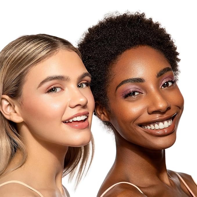 Nudes 3 Series Mini Eyeshadow Palette, Matte & Shimmer Finish, 6 Champagne Mauve & Black Eye Shadows, Travel Friendly Size, Vegan, Cruelty-free