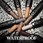 Neutral Brown Eyeshadow Stick Makeup 6PCS Set, Metallic Shimmer Matte Cream Eye Shadow Eyeliner Brightener Pencil Crayon - BROWN LATTE