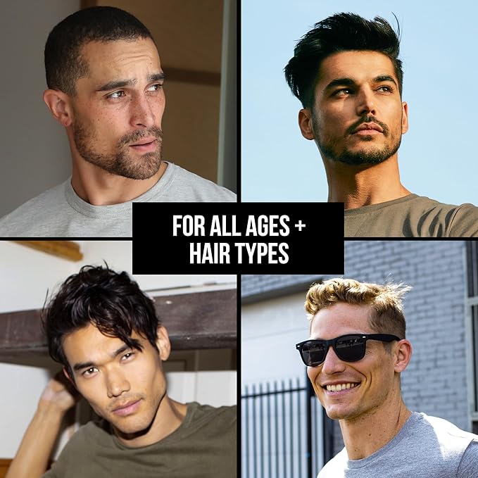 2-in-1 Mens Shampoo and Conditioner - Biotin Hair Thickening Shampoo for Men - SLS-free and Paraben-Free