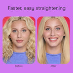 Infiniti PRO CONAIR Tension Control Straightening Brush, Heated Hair Brush with Tension Control Holds Hair in Place, Ionic Technology Adds Shine and Reduces Frizz, Gray