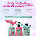 The Fox Tan Jet Setter Pack, Travel-Friendly Set For Darker, Faster, Flawless Tans, Vegan & Cruelty Free, 100mL + 90mL + 90mL (3 Pieces)