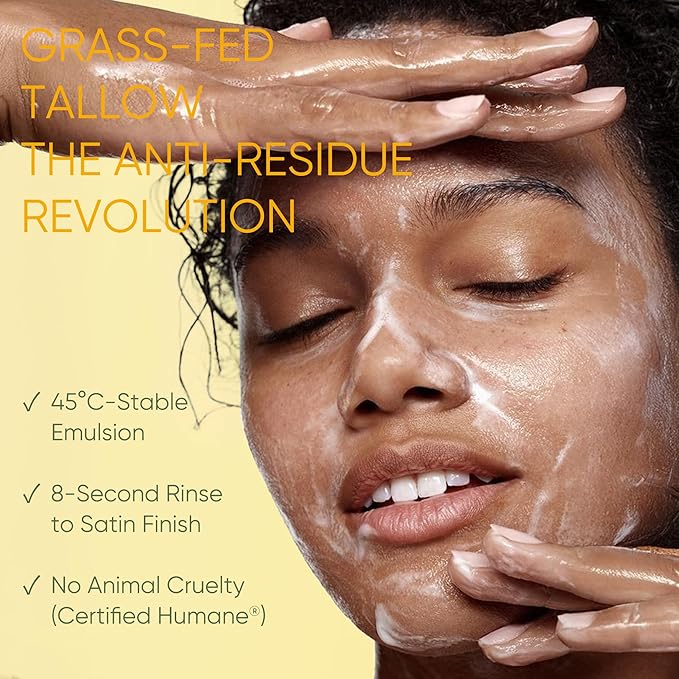 Grocerism Cleansing Balm Makeup Remover, Manuka Honey & Grass-Fed Tallow with Soothing Cica (Centella), Melts Waterproof Mascara & SPF, Non-Comedogenic for Sensitive Dry Skin & Eyes, 3.53 Oz